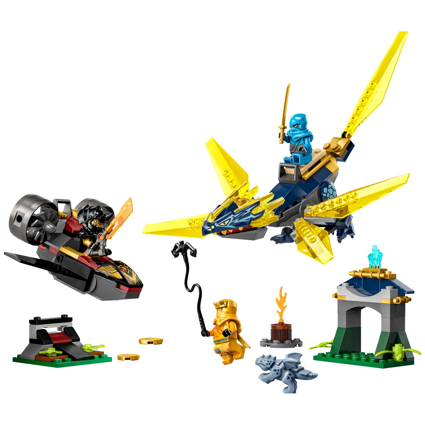 Duell zwischen Nya und Arins Babydrachen - 71798