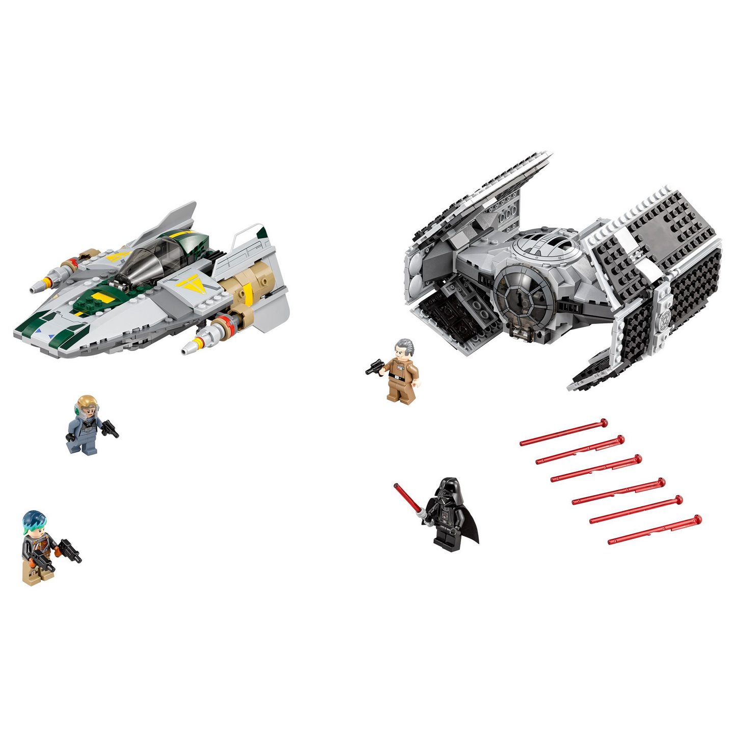 Vader's TIE Advanced vs. A-Wing Starfighter - 75150
