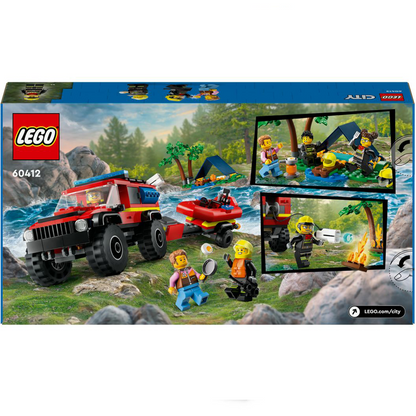 Feuerwehrgeländewagen mit Rettungsboot - 60412