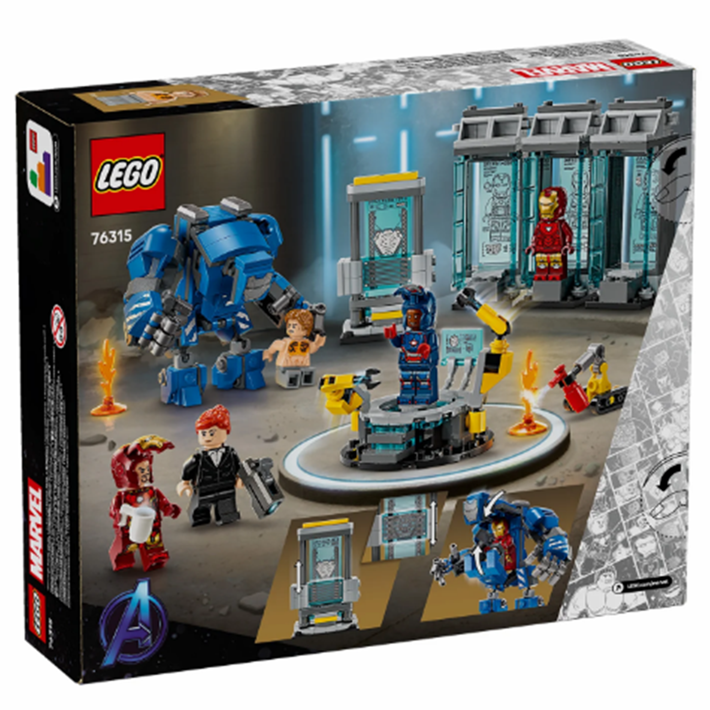 Iron Mans Labor: Halle der Rüstungen - 76315